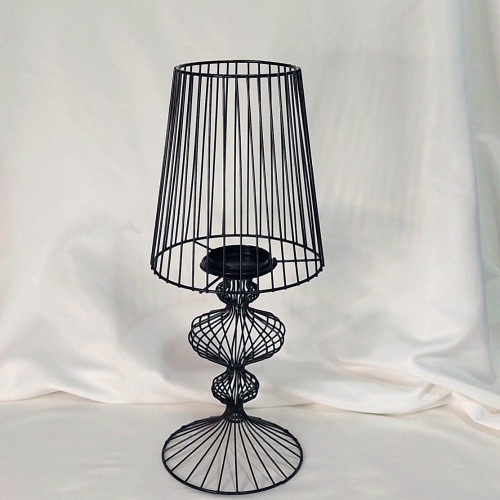 Wire Votive Candle Lamp